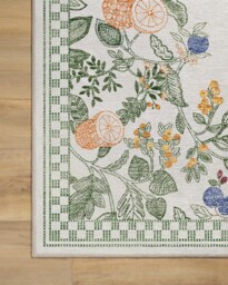 Hilda Neutral Multicolour Flatwoven Rug - 150x215 - Machine Washable Area Rug - Kid & Pet Friendly - Indoor Rugs - Ruggable - thumbnail 2