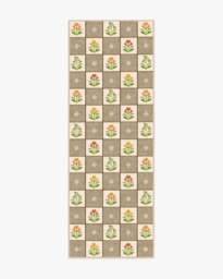 Cottage Trellis Taupe Flatwoven Rug Beige - 60x90 - Machine Washable Area Rug - Kid & Pet Friendly - Indoor Rugs - Ruggable - thumbnail 2