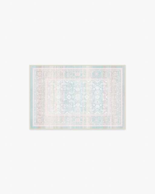 Ophelia Opal Flatwoven Rug Pink - 60x90 - Machine Washable Area Rug - Kid & Pet Friendly - Indoor Rugs - Ruggable - image 1