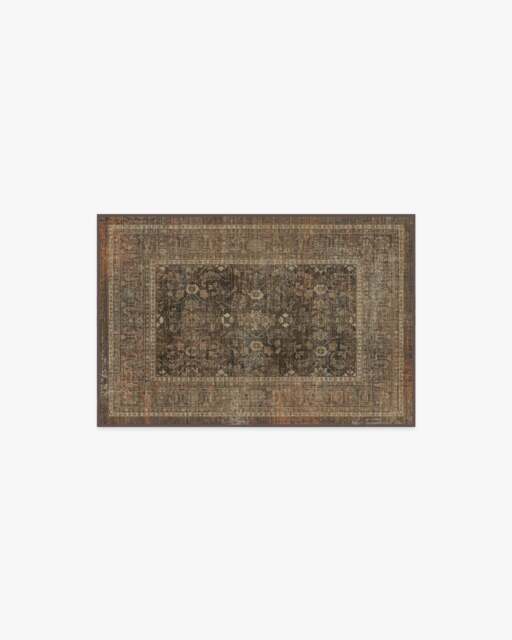 Ophelia Bronze Multicolour Flatwoven Rug Brown - 60x90 - Machine Washable Area Rug - Kid & Pet Friendly - Indoor Rugs - Ruggable - image 1