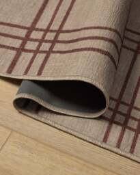 Pierre Rust & Natural Flatwoven Rug - 60x90 - Machine Washable Area Rug - Kid & Pet Friendly - Indoor Rugs - Ruggable - thumbnail 2