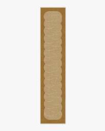 Ribbon Caramel Gold Rug by Jonathan Adler - 75x365 - Machine Washable Area Rug - Kid & Pet Friendly - Indoor Rugs - Ruggable - thumbnail 1