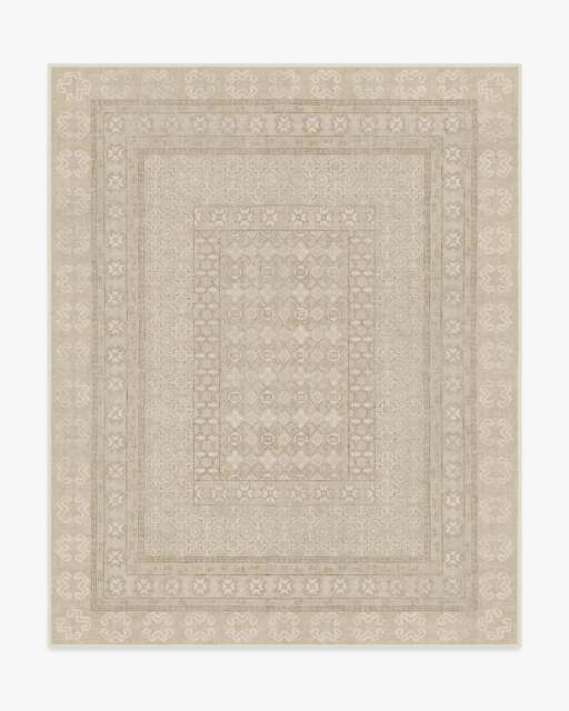 Cyrus Beige Ivory Rug - 245x305 - Machine Washable Area Rug - Kid & Pet Friendly - Indoor Rugs - Ruggable - image 1