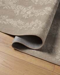 Bashful Bunny Toile Natural Rug - 90x150 - Machine Washable Area Rug - Kid & Pet Friendly - Indoor Rugs - Ruggable - thumbnail 2