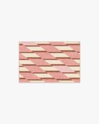 Tess Soft Pink Flatwoven Rug - 60x90 - Machine Washable Area Rug - Kid & Pet Friendly - Indoor Rugs - Ruggable - thumbnail 1