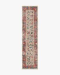 Lilou Currant & Teal Green Rug - 60x90 - Machine Washable Area Rug - Kid & Pet Friendly - Indoor Rugs - Ruggable - thumbnail 2