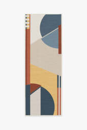 Forma Primary Outdoor Rug Brown - 75x215 - Machine Washable Area Rug - Kid & Pet Friendly - Outdoor Rugs - Ruggable - thumbnail 1