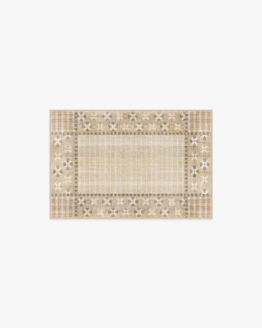 Rowley Neutral Rug - 60x90 - Machine Washable Area Rug - Kid & Pet Friendly - Indoor Rugs - Ruggable - image 1