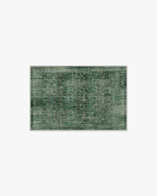 Frances Jade Green Rug - 60x90 - Machine Washable Area Rug - Kid & Pet Friendly - Indoor Rugs - Ruggable - image 1