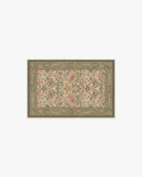 Strawberry Thief Sage & Rose Rug by Morris & Co. - 60x90 - Machine Washable Area Rug - Kid & Pet Friendly - Indoor Rugs - Ruggable - thumbnail 1