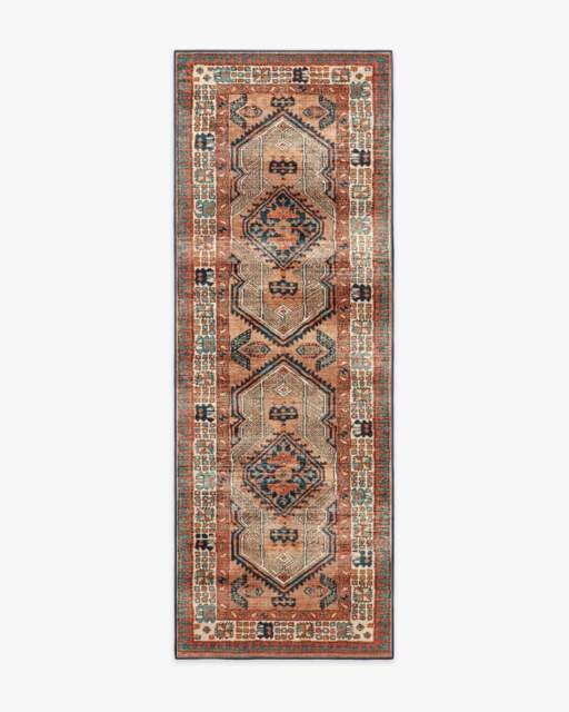 Granada Sunset Terracotta Rug - 75x215 - Machine Washable Area Rug - Kid & Pet Friendly - Indoor Rugs - Ruggable - image 1