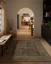 Ophelia Bronze Multicolour Rug Brown - 120x185 - Machine Washable Area Rug - Kid & Pet Friendly - Indoor Rugs - Ruggable - thumbnail 2