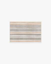 Elio Stripe Grey & Ivory Rug - 60x90 - Machine Washable Area Rug - Kid & Pet Friendly - Indoor Rugs - Ruggable - thumbnail 1