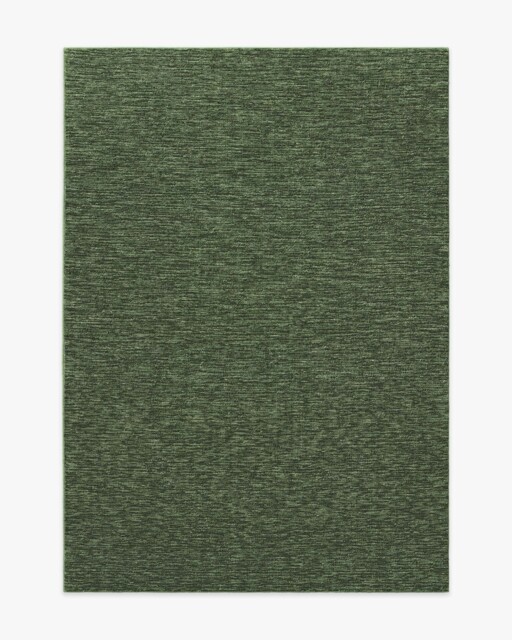 Finley Moss Green Plush Rug - 150x215 - Machine Washable Area Rug - Kid & Pet Friendly - Indoor Rugs - Ruggable - image 1