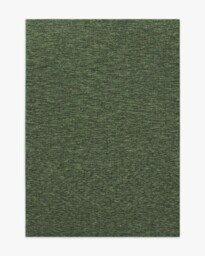Finley Moss Green Plush Rug - 150x215 - Machine Washable Area Rug - Kid & Pet Friendly - Indoor Rugs - Ruggable - thumbnail 1