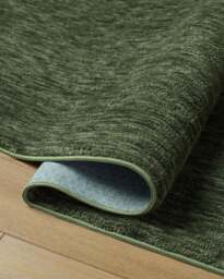 Finley Moss Green Plush Rug - 150x215 - Machine Washable Area Rug - Kid & Pet Friendly - Indoor Rugs - Ruggable - thumbnail 2