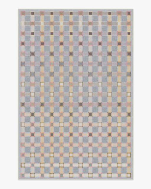 Maja Stone Blue Multicolour Flatwoven Rug - 200x290 - Machine Washable Area Rug - Kid & Pet Friendly - Indoor Rugs - Ruggable - image 1