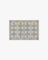 Quinnlyn Natural Multicolour Flatwoven Rug - 60x90 - Machine Washable Area Rug - Kid & Pet Friendly - Indoor Rugs - Ruggable - thumbnail 1