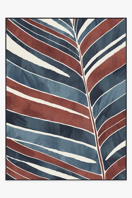 Ombra Americana Outdoor Rug Blue - 275x365 - Machine Washable Area Rug - Kid & Pet Friendly - Outdoor Rugs - Ruggable - image 1