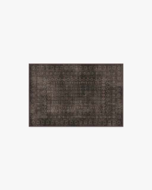Cyrus Black Rug - 60x90 - Machine Washable Area Rug - Kid & Pet Friendly - Indoor Rugs - Ruggable - image 1