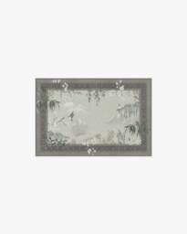 Wren Charcoal & Opal Rug - 60x90 - Machine Washable Area Rug - Kid & Pet Friendly - Indoor Rugs - Ruggable - thumbnail 1