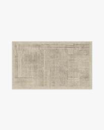 Linear Oasis Stone Grey Rug - 60x90 - Machine Washable Area Rug - Kid & Pet Friendly - Indoor Rugs - Ruggable - thumbnail 2