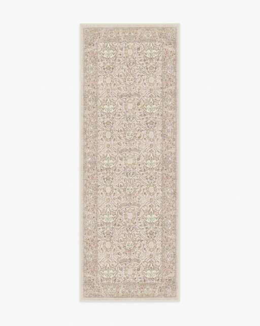 Montreal Soft Pink Rug by Morris & Co. - 75x215 - Machine Washable Area Rug - Kid & Pet Friendly - Indoor Rugs - Ruggable - image 1