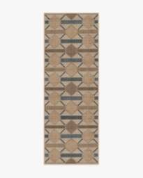 Reed Slate Blue & Natural Re-Jute Rug - 75x215 - Machine Washable Area Rug - Kid & Pet Friendly - Indoor Rugs - Ruggable - thumbnail 1