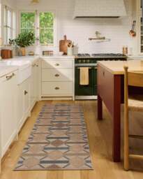 Reed Slate Blue & Natural Re-Jute Rug - 75x215 - Machine Washable Area Rug - Kid & Pet Friendly - Indoor Rugs - Ruggable - thumbnail 2