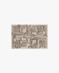Kassena Black & Ivory Rug by Malene Barnett - 60x90 - Machine Washable Area Rug - Kid & Pet Friendly - Indoor Rugs - Ruggable - thumbnail 1