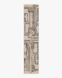 Kassena Black & Ivory Rug by Malene Barnett - 60x90 - Machine Washable Area Rug - Kid & Pet Friendly - Indoor Rugs - Ruggable - thumbnail 2