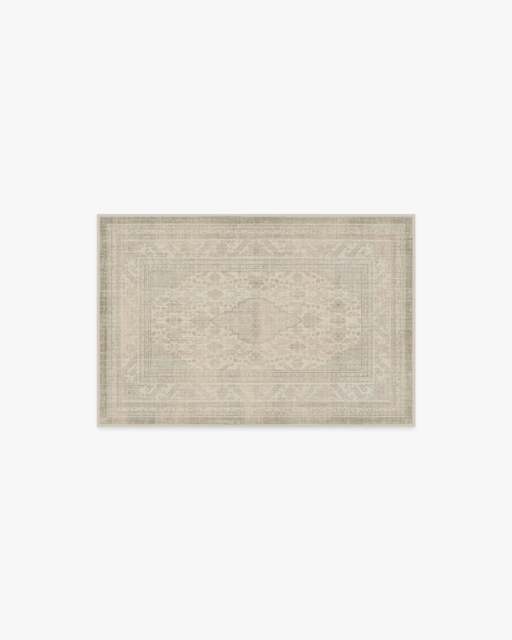 Rowan Soft Grey & Ivory Flatwoven Rug - 60x90 - Machine Washable Area Rug - Kid & Pet Friendly - Indoor Rugs - Ruggable - image 1