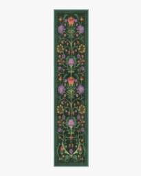 Protea Forest Green Rug by Iris Apfel - 60x90 - Machine Washable Area Rug - Kid & Pet Friendly - Indoor Rugs - Ruggable - thumbnail 2