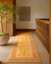 Colourful Loom Mango Flatwoven Rug by Iris Apfel - 60x90 - Machine Washable Area Rug - Kid & Pet Friendly - Indoor Rugs - Ruggable - thumbnail 2