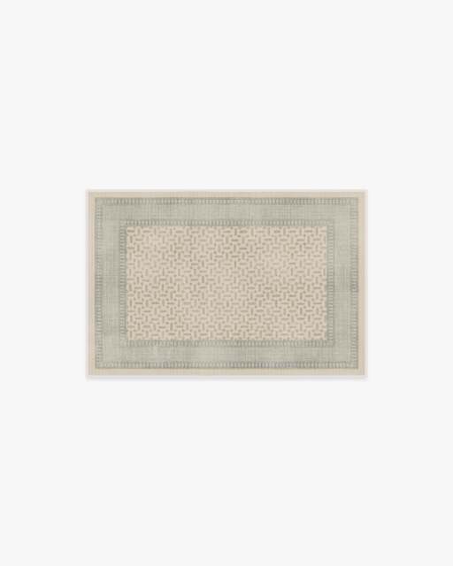 Kairos Ivory & Blue Rug - 60x90 - Machine Washable Area Rug - Kid & Pet Friendly - Indoor Rugs - Ruggable - image 1