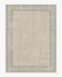 Kairos Ivory & Blue Rug - 60x90 - Machine Washable Area Rug - Kid & Pet Friendly - Indoor Rugs - Ruggable - thumbnail 2