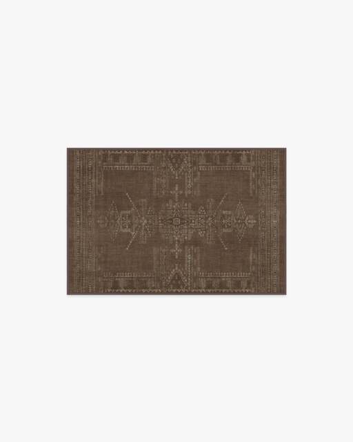 Amira Brown Flatwoven Rug by Martyn Lawrence Bullard - 60x90 - Machine Washable Area Rug - Kid & Pet Friendly - Indoor Rugs - Ruggable - image 1