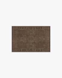 Amira Brown Flatwoven Rug by Martyn Lawrence Bullard - 60x90 - Machine Washable Area Rug - Kid & Pet Friendly - Indoor Rugs - Ruggable - thumbnail 1