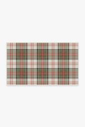 Dress Stewart Tartan Rug Red - 90x150 - Machine Washable Area Rug - Kid & Pet Friendly - Indoor Rugs - Ruggable - thumbnail 1