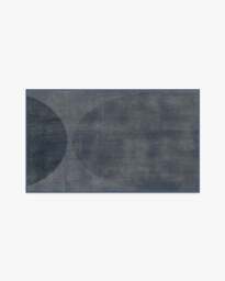 Eclipse Navy Rug - 60x90 - Machine Washable Area Rug - Kid & Pet Friendly - Indoor Rugs - Ruggable - thumbnail 2