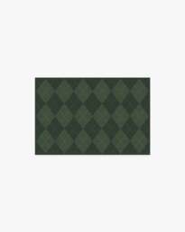 Oliver Argyle Forest Green Flatwoven Rug - 60x90 - Machine Washable Area Rug - Kid & Pet Friendly - Indoor Rugs - Ruggable - thumbnail 1