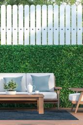 Chunky Solid Blue Outdoor Rug - 245x305 - Machine Washable Area Rug - Kid & Pet Friendly - Indoor Rugs - Ruggable - thumbnail 2