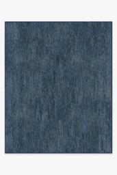 Chunky Solid Blue Outdoor Rug - 245x305 - Machine Washable Area Rug - Kid & Pet Friendly - Indoor Rugs - Ruggable