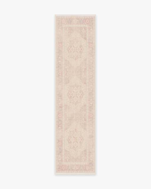 Kamran Soft Pink Rug - 75x305 - Machine Washable Area Rug - Kid & Pet Friendly - Indoor Rugs - Ruggable - image 1