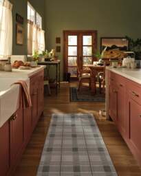 Piper Tartan Grey Rug - 75x215 - Machine Washable Area Rug - Kid & Pet Friendly - Indoor Rugs - Ruggable - thumbnail 2