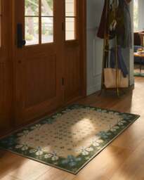 Clove Green Rug by Anthropologie - 60x90 - Machine Washable Area Rug - Kid & Pet Friendly - Indoor Rugs - Ruggable - thumbnail 2
