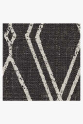 Gemma Lattice Black Outdoor Rug - 150x215 - Machine Washable Area Rug - Kid & Pet Friendly - Indoor Rugs - Ruggable - thumbnail 4