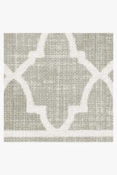 Varia Trellis Stone Outdoor Rug Beige - 75x215 - Machine Washable Area Rug - Kid & Pet Friendly - Indoor Rugs - Ruggable - thumbnail 3