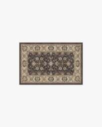 Odette Dark Wood Flatwoven Rug Black - 60x90 - Machine Washable Area Rug - Kid & Pet Friendly - Indoor Rugs - Ruggable - thumbnail 1