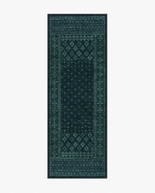 Fernanda Teal Blue Rug - 75x215 - Machine Washable Area Rug - Kid & Pet Friendly - Indoor Rugs - Ruggable - image 1